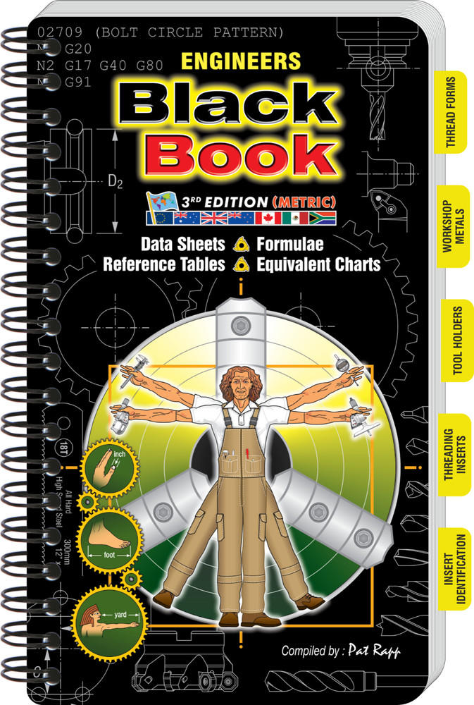 ENGINEERS BLACK BOOK (LARGE WORKBENCH) Current for 2024 (METRIC) ENGINEERING