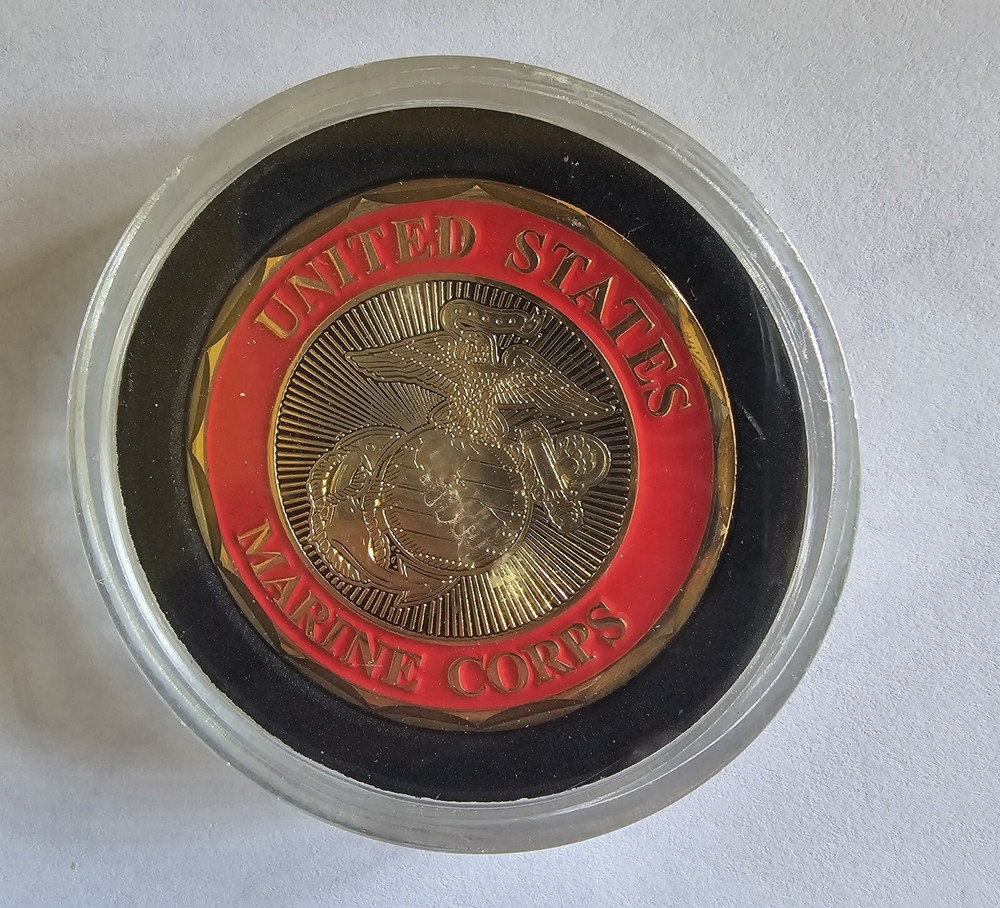 US Marine Corps Semper FI Dog Challenge Coin