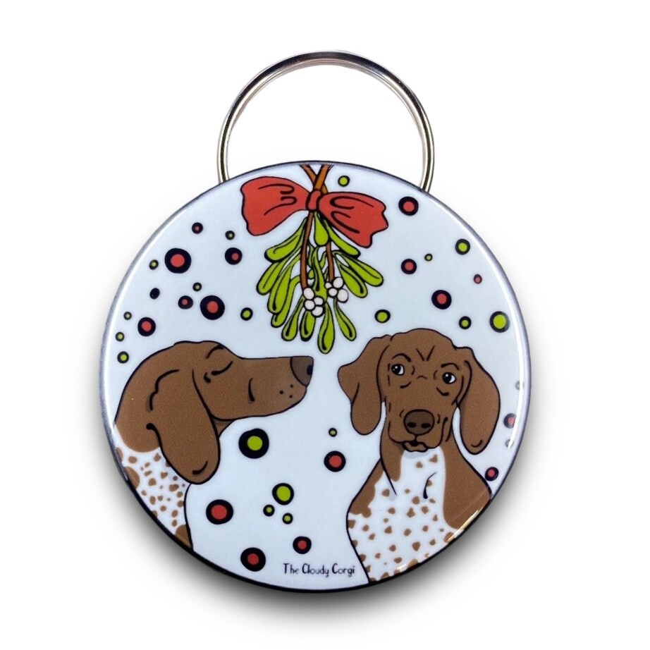 German Shorthaired Pointer Dog Christmas Bottle Opener Handmade Accessory