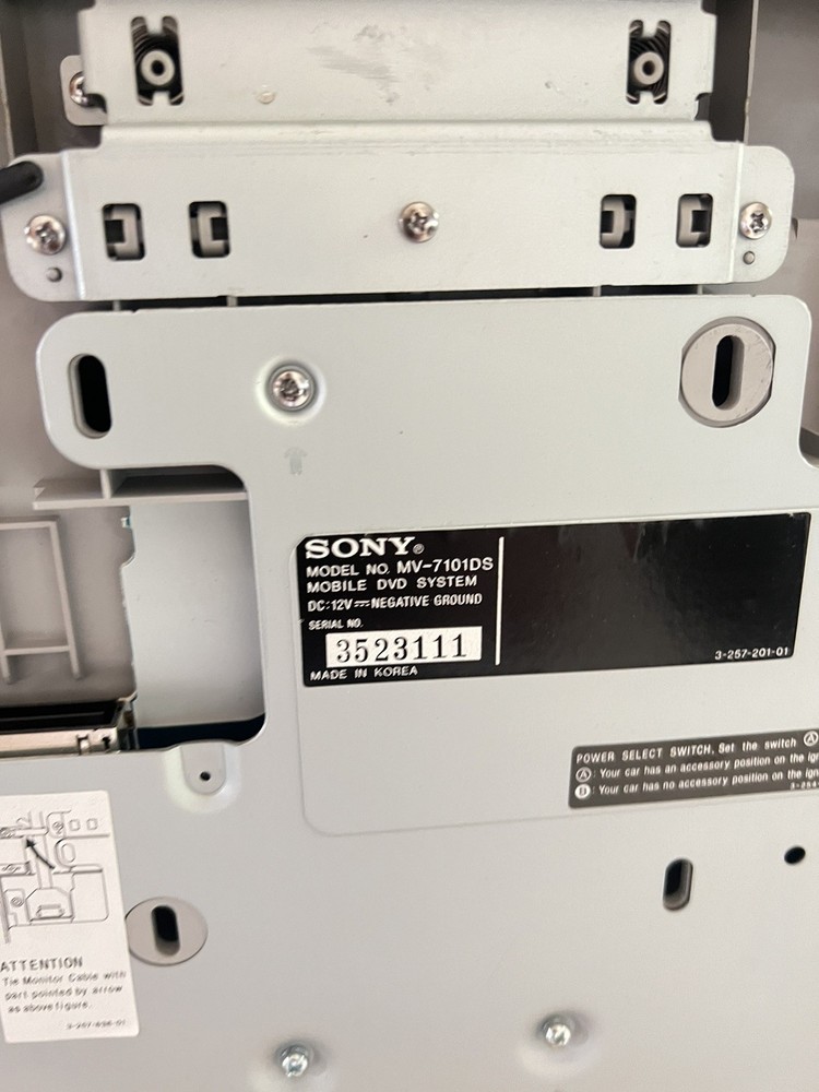 Sony MV-7101DSSony Mobile DVD Dream System