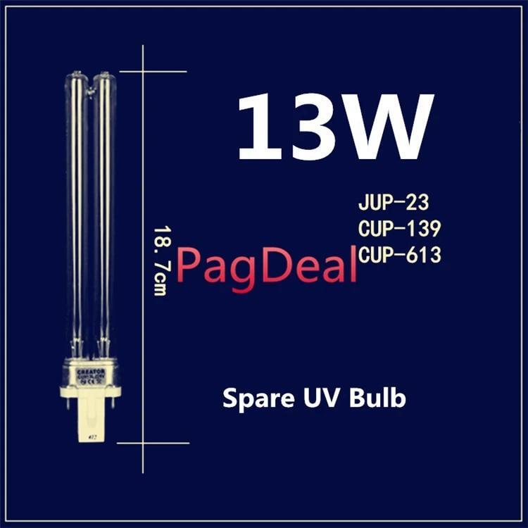 2 pin G23 socket 5w 9w 11w 18w 36w UV lighting spare bulb light lighting filter