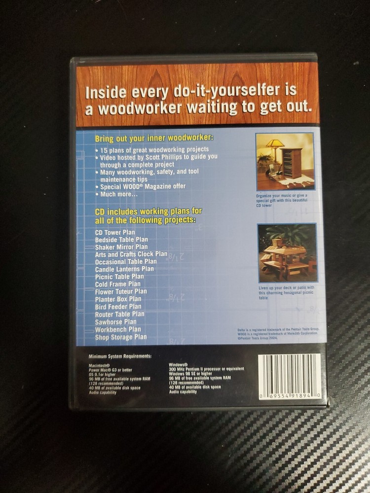 Delta Do It Yourself Woodworking Kit (PC CD-Rom)