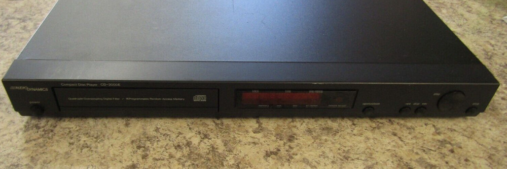 Audio Dynamics CD-2000E Single CD Player - Vintage 1988 - Tested Working