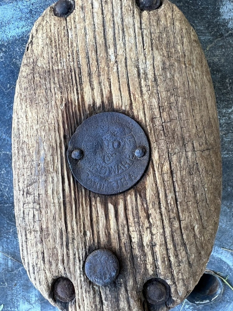 Vintage UNION HARDWARE BLOCK TACKLE PULLEY