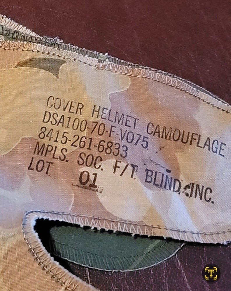Vintage Military Helmet Covers OEM