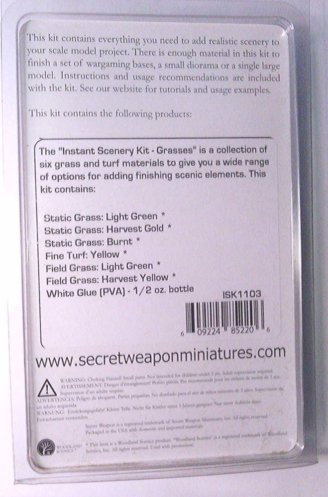 Secret Weapon ISK1103 Grass Collection (Masterclass Scenics)
