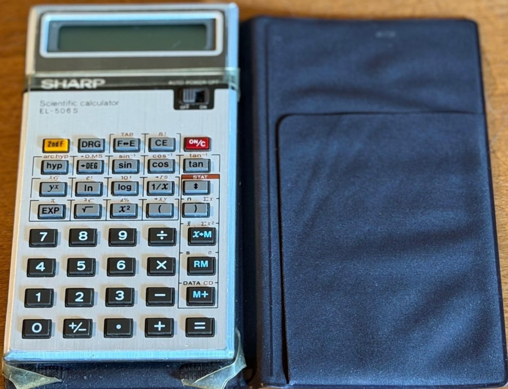 Sharp EL-506S Scientific Calculator- Working Condition