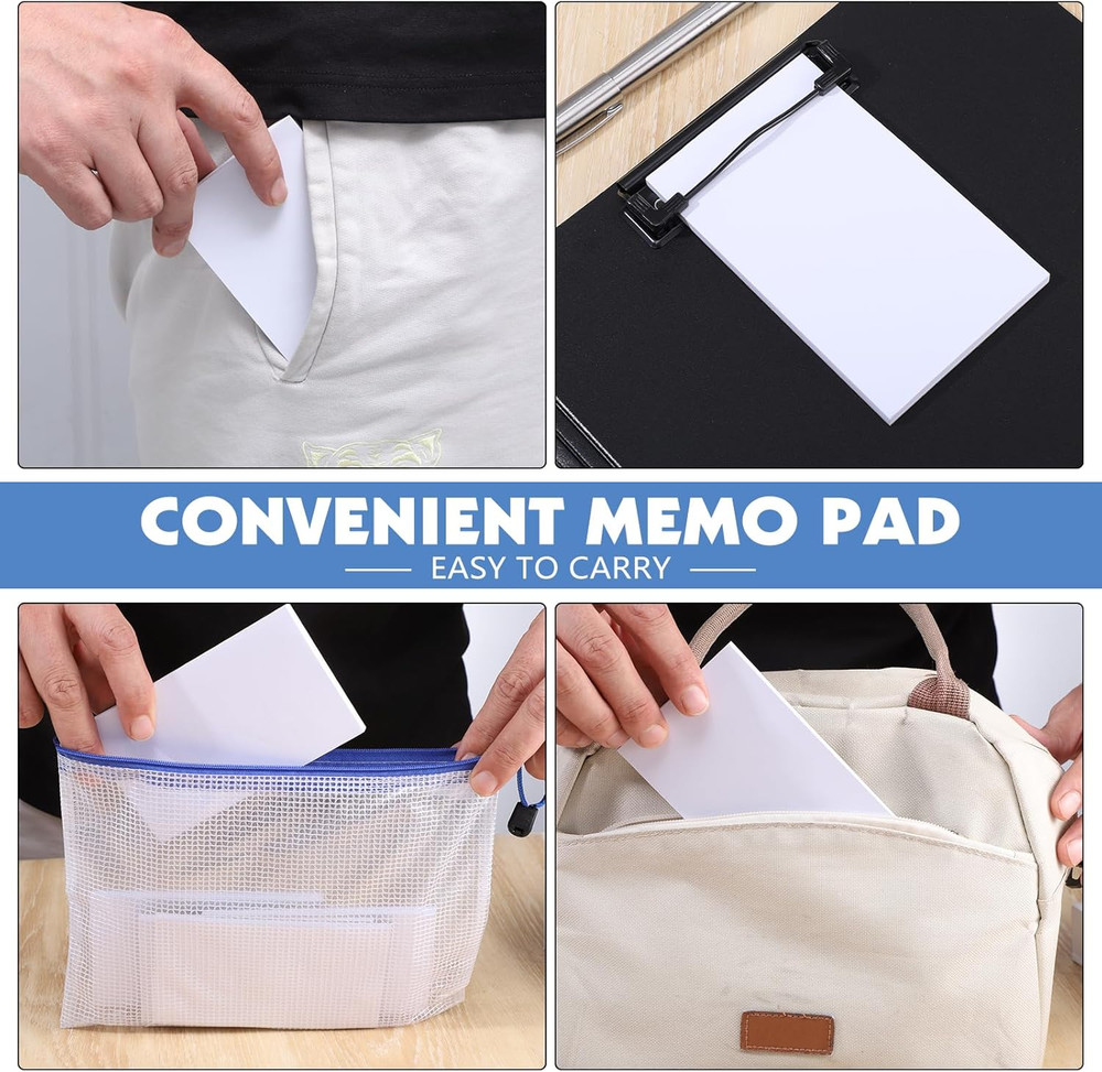 10 Pack Note Pads, 3"X 5" Writing Pads Scratch Pad 50 Sheets per Pad Small Memo