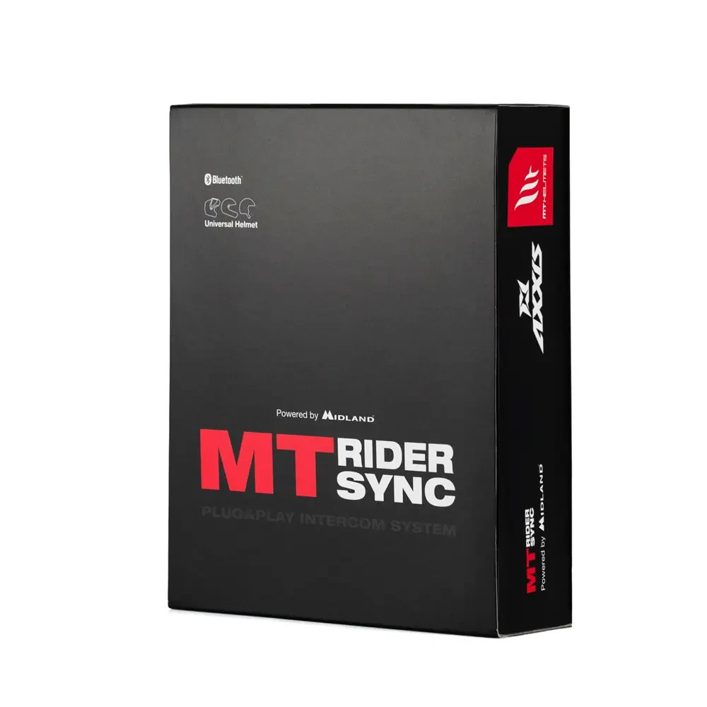 MT Thunder 4 Rider Sync MT-B01 Motorcycle Helmet Bluetooth Intercom Headset