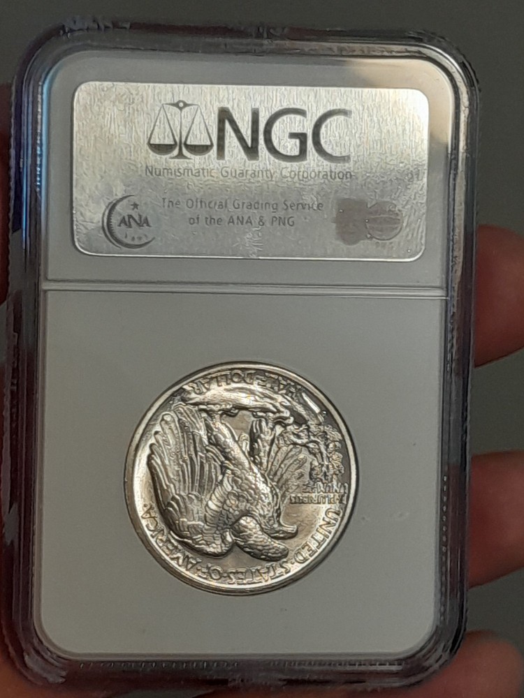 1945- D Walking Liberty Half Dollar | NGC MS64