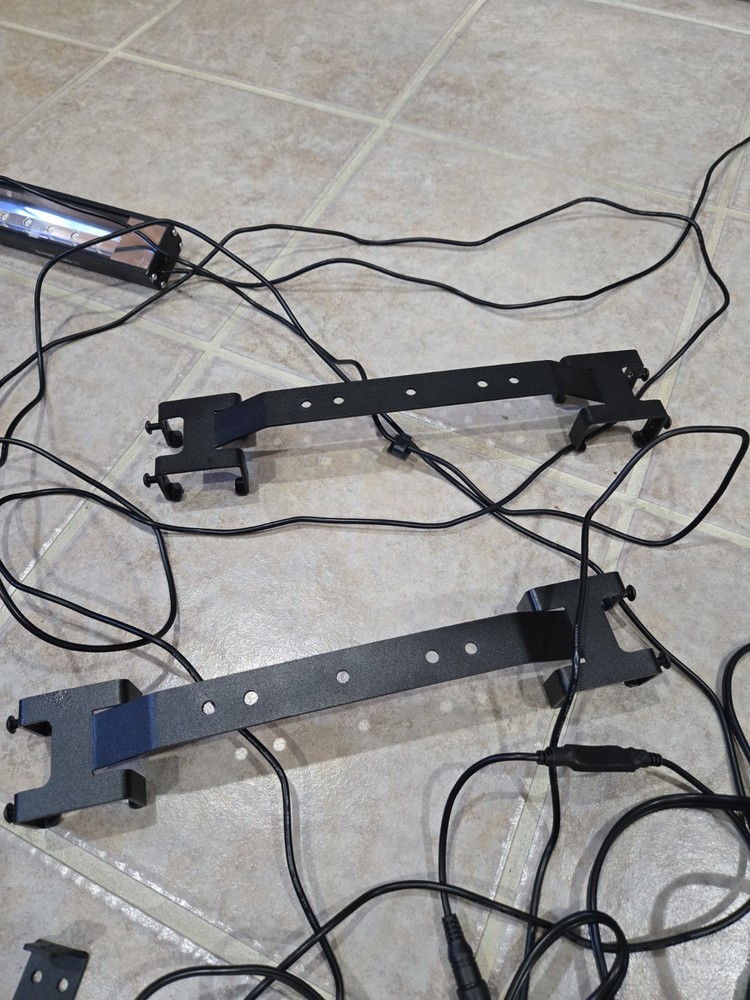 4x 24” REEF BRITE XHO blue Bundle with brackets and controller for apex reef led