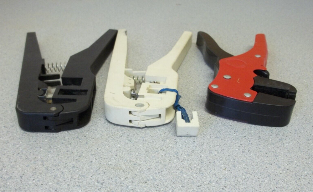 Telephone wire crimping tools 3 total telephone line installation tools