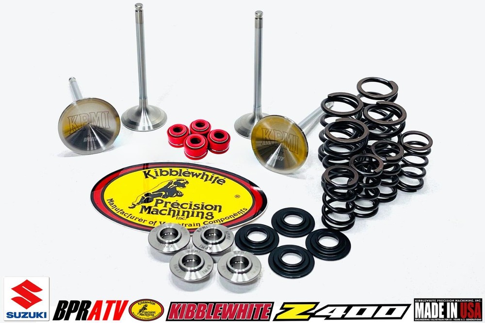 Suzuki DRZ400 Kibblewhite Titanium Spring Kit White Diamond Valves STD RED Seals