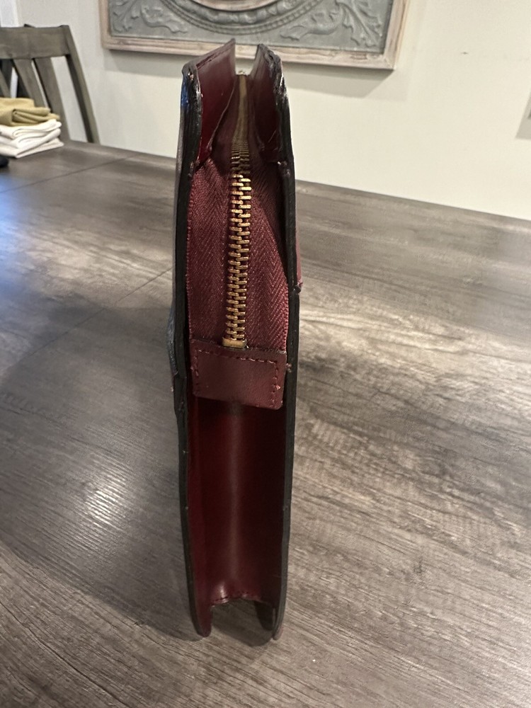 vintage leather document holder