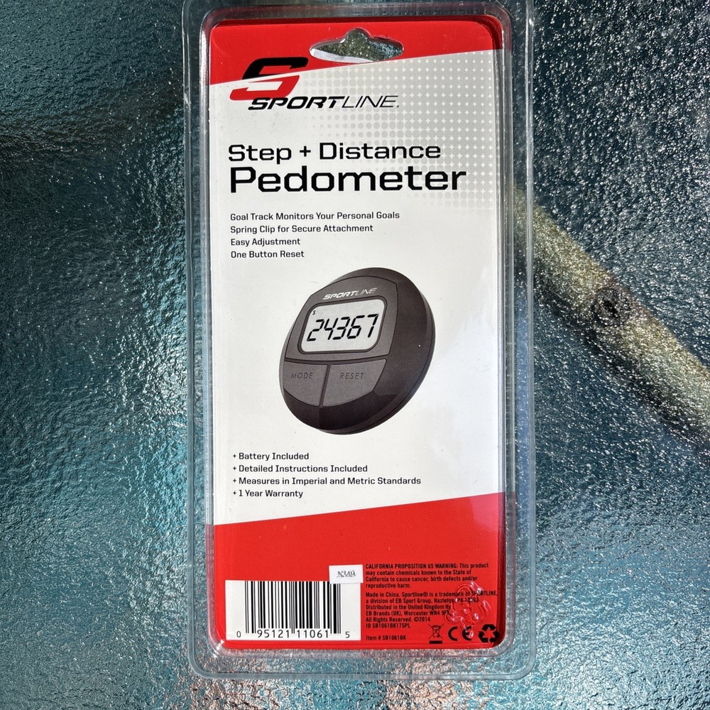Sportline Step + Distance Pedometer Goal Tracker