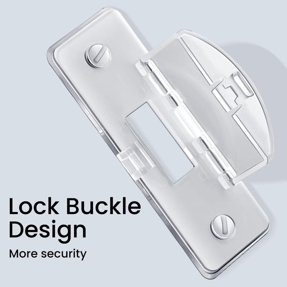 Roxiuc 2 Pack Clear Light Switch Guard - Child Proof, Double Buckle, Dimmer C...