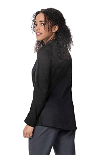 Women's Nepal Chef Coat X-Small Black