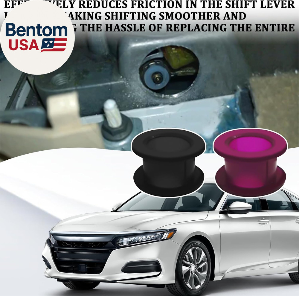 2PCS Shift Cable Bushing Repair Kit with Clips Shifter Cable Bushing Replacement