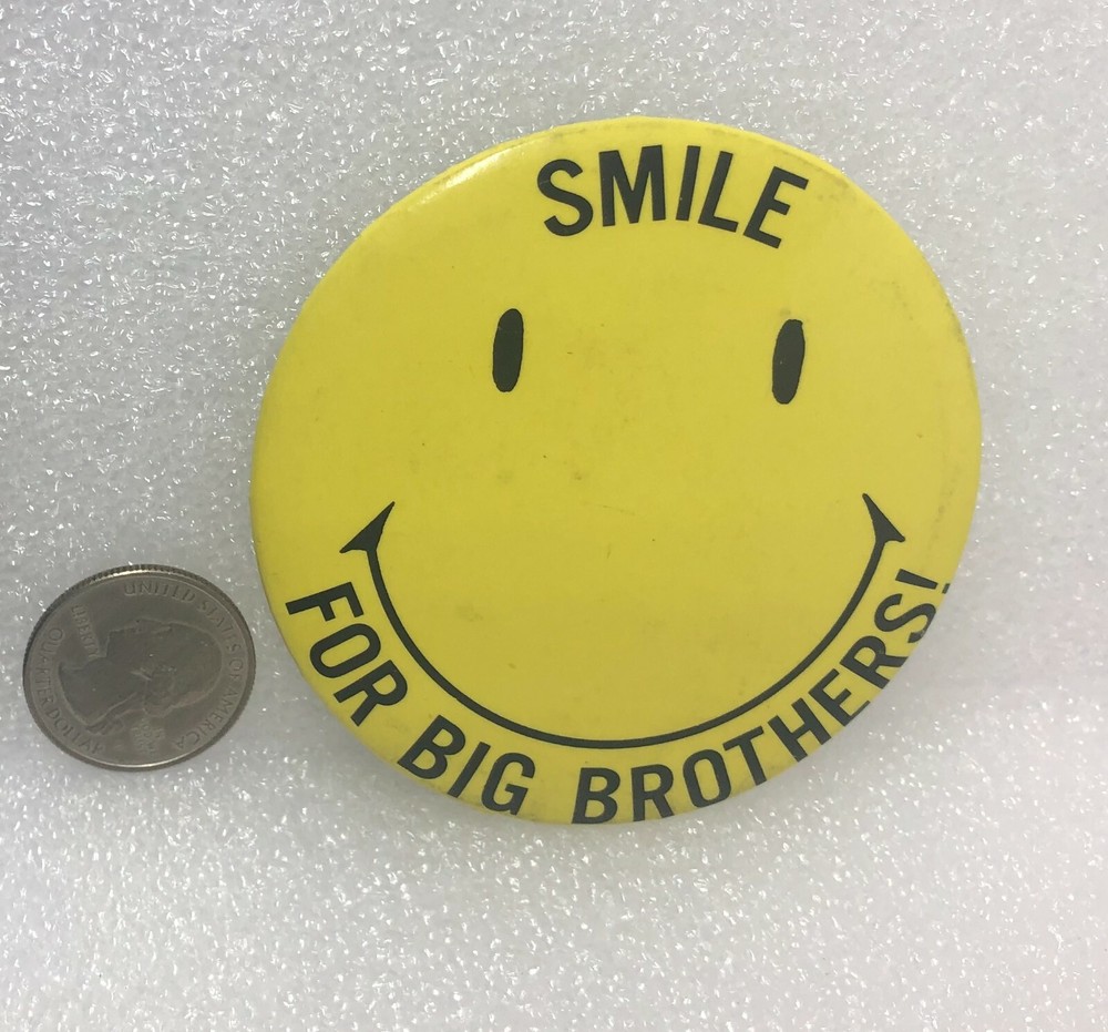 Smile For Big Brothers Pin