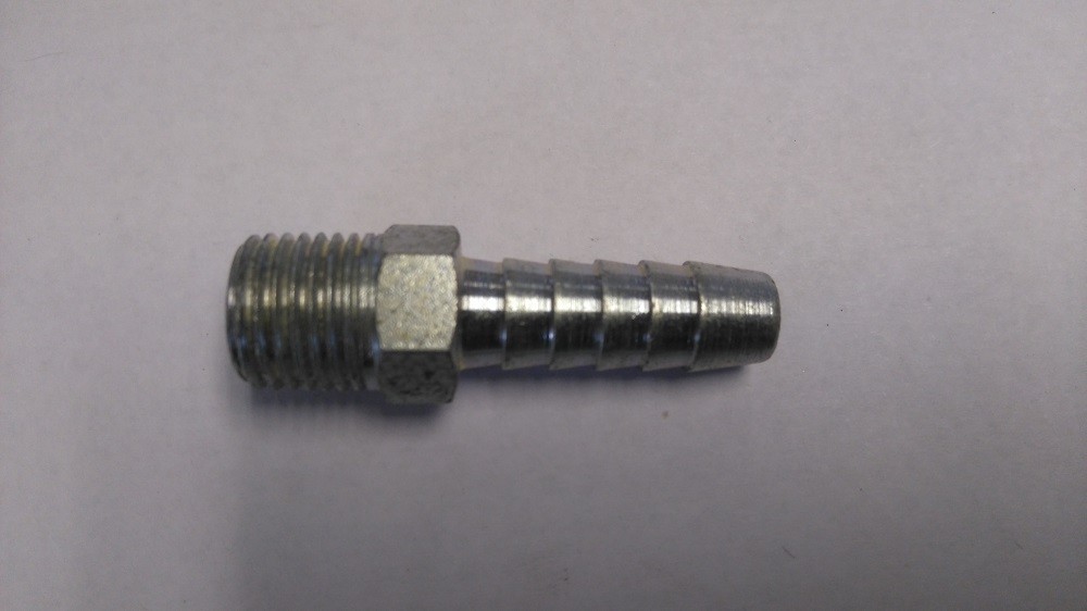 THREADED AIR CONNECTOR WITH HOSE TAIL END ADAPTOR - 5/16" BORE, 5 PACK