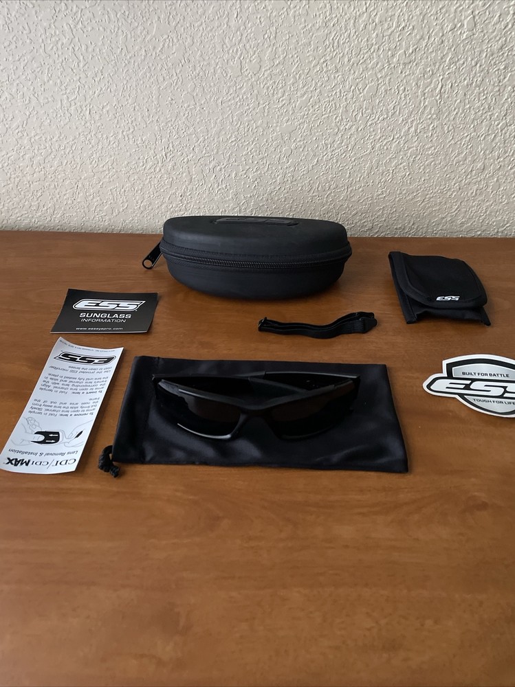 ESS CDI Ballistic Sunglasses Black 740-0296