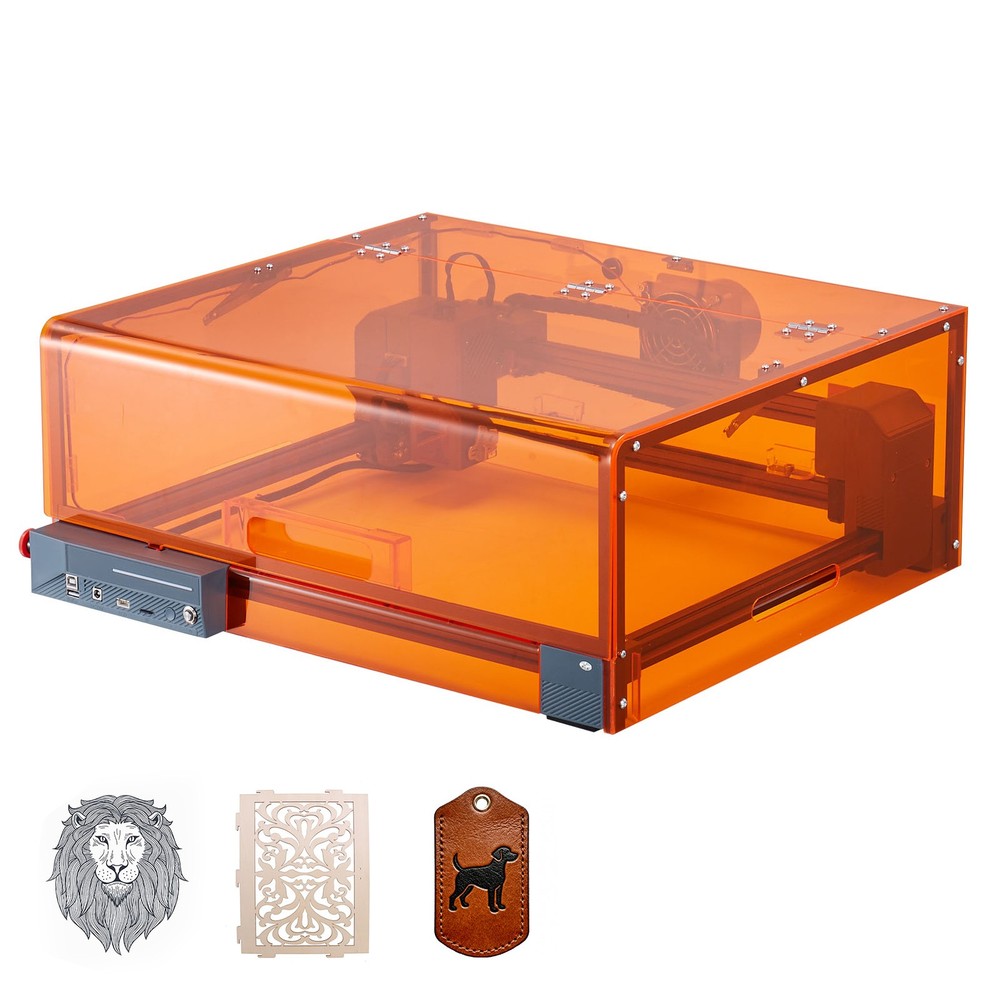 Uimoso 20W Laser Engraving Machine with Protective Enclosure, Class 1