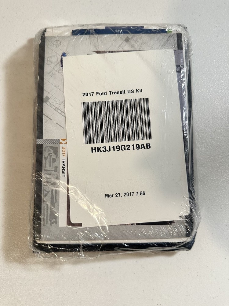 2017 Ford Transit Owner's Manual Set OEM