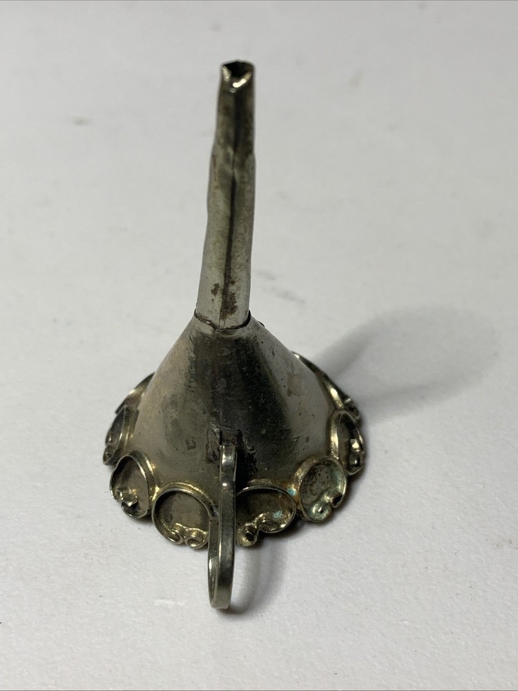 Antique Sterling Silver Mini Perfume Funnel