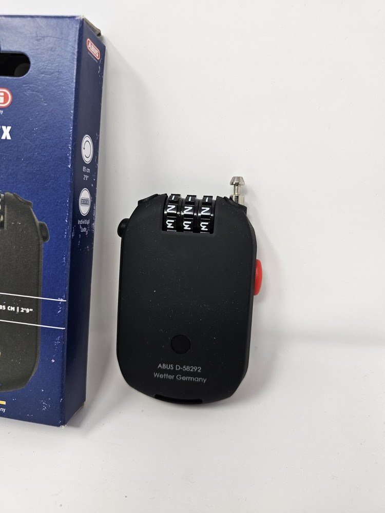 Abus 2502/85 Cable Lock Combination Key Type Plastic