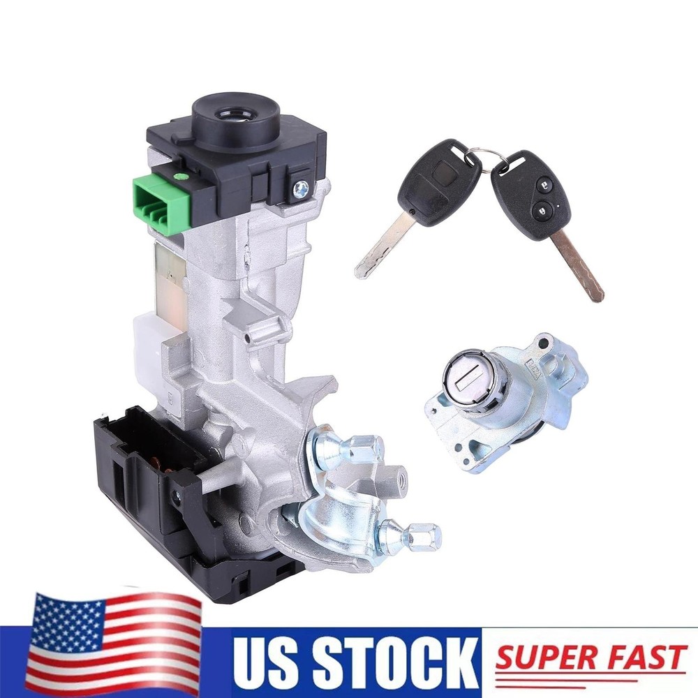 Ignition & Front Left Door Lock Cylinder Switch w/ 2Keys For Pilot 2009-2015 US