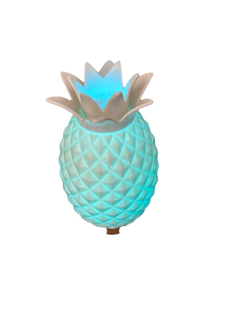 White Pineapple Essential Oil Diffuser Ceramic Beautiful Color Changing