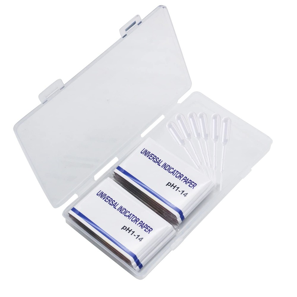 6 Pack pH Test Strips, 480 Strips Full Range 114 Universal pH Test Litmus Pap...