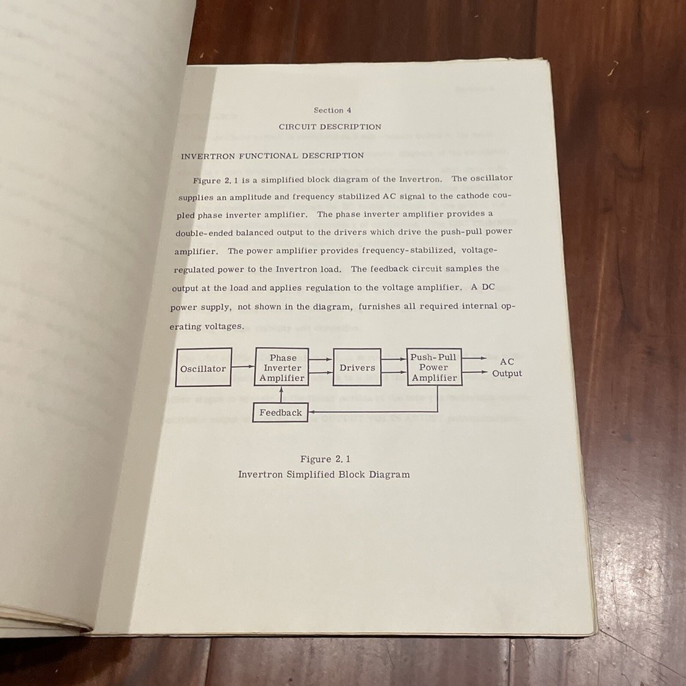 Behlman Model 161-C-1 Instruction Manual