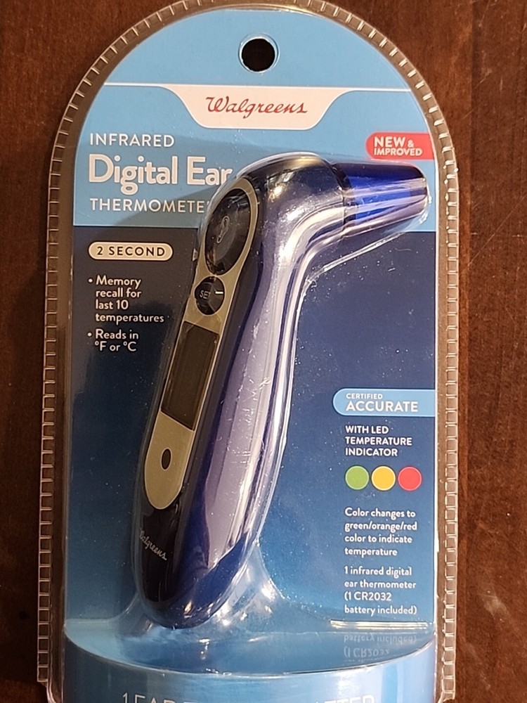 Walgreens Infrared Ear Digital Thermometer New