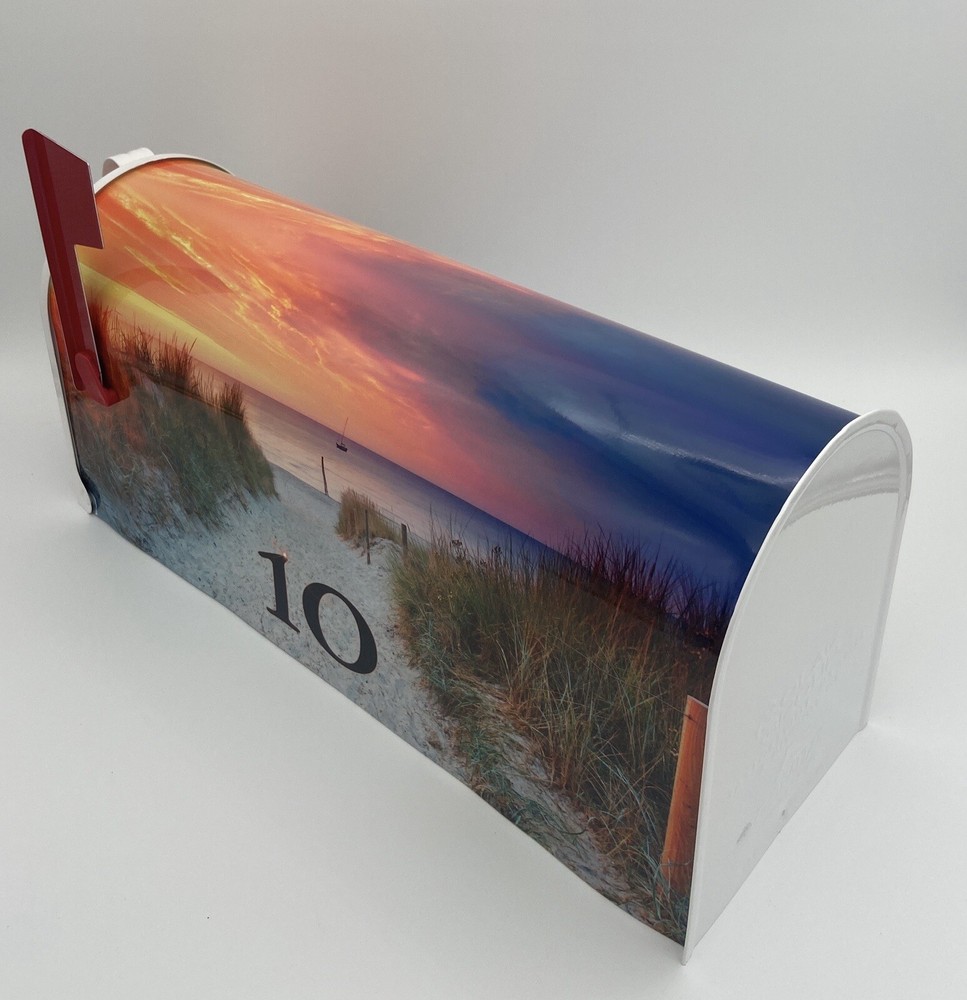 Beach Decor Custom Mailbox - Personalized gift for her