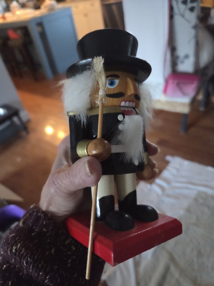Vintage Chimney Sweep Nutcracker 7"