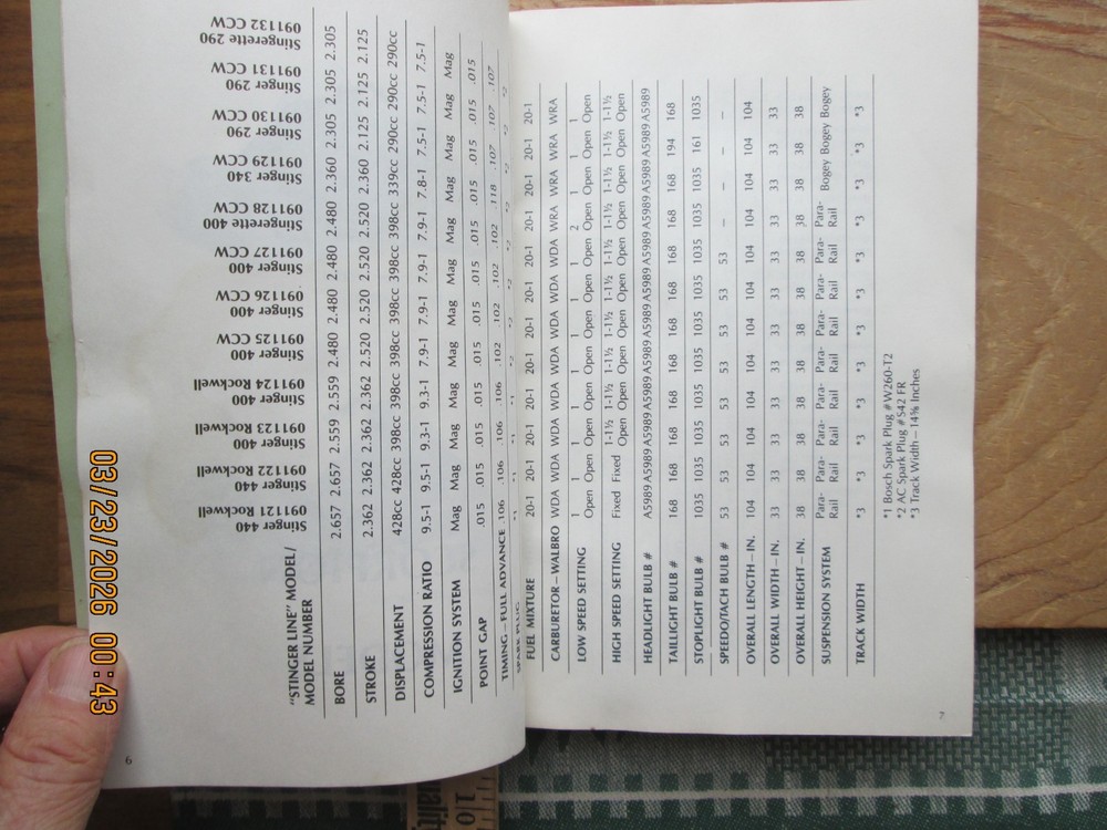 scorpion snowmobile Operator's Manual 1974