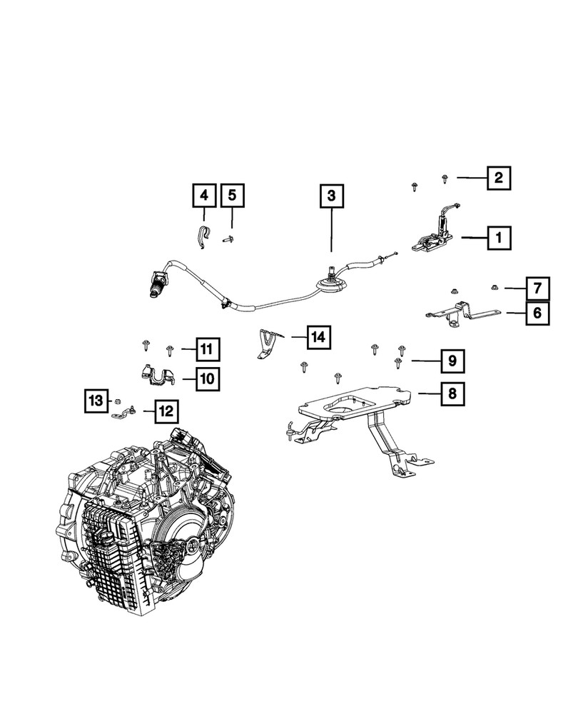 Genuine Mopar Parking Brake Handle 68102304AA