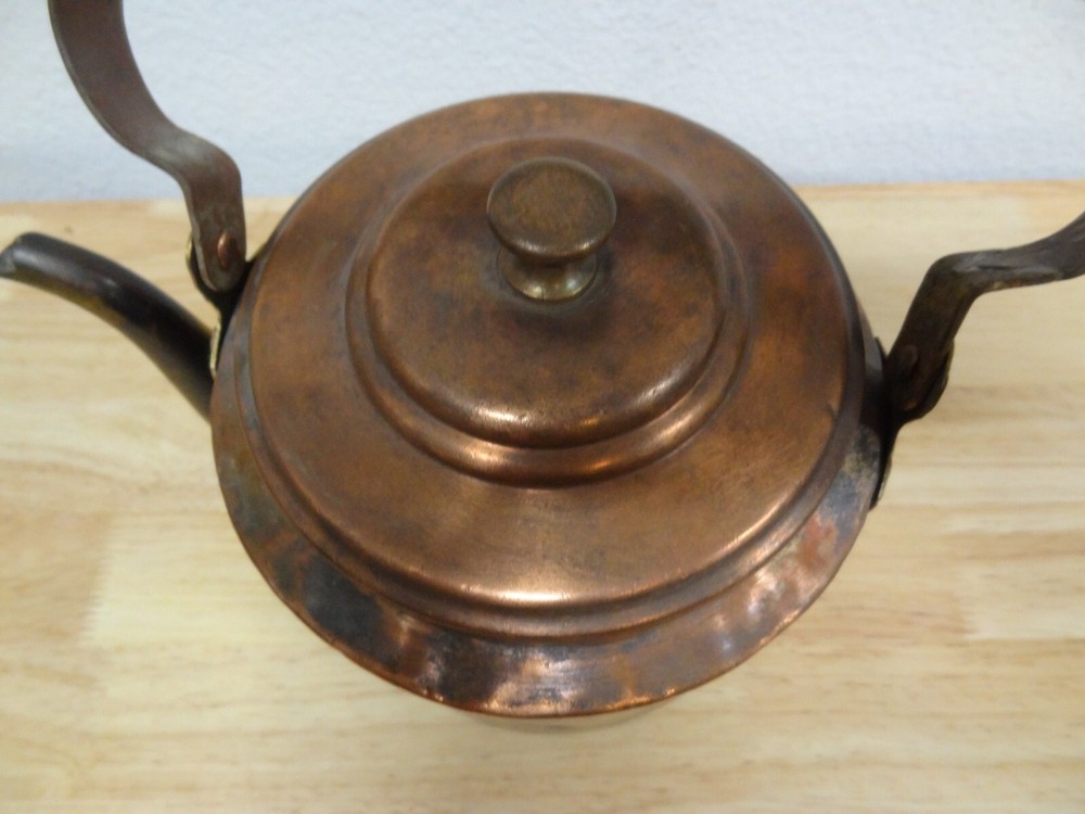VINTAGE RUSSIAN COPPER POT KETTLE