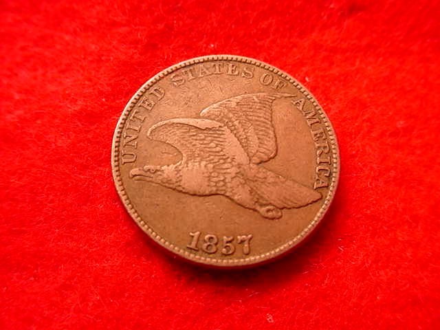1857 FLYING EAGLE CENT SUPERIOR COIN!!   #7