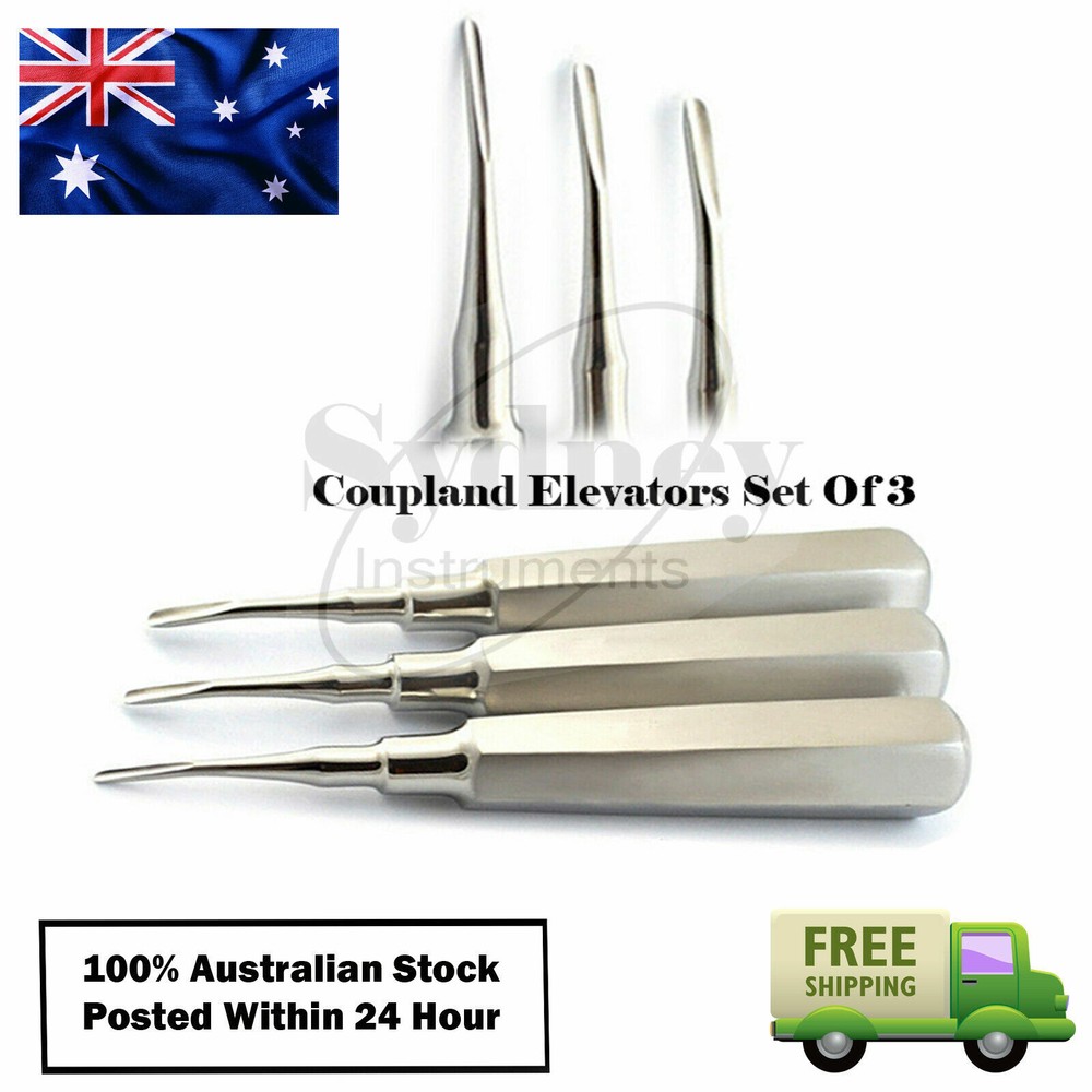 Root Luxating Elevators Tooth Loosening Root Extraction Elevator Kit Set NEW