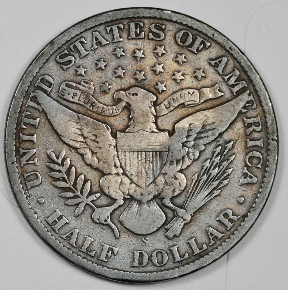 1910-s Barber Half. Fine. 197159