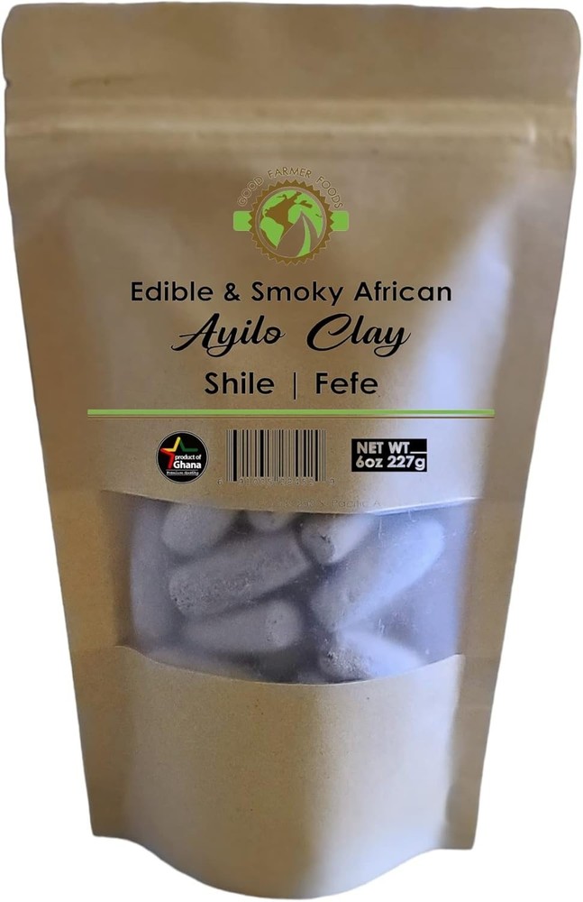 Authentic Ghanaian Ayilo Clay for Creative & Edible Uses