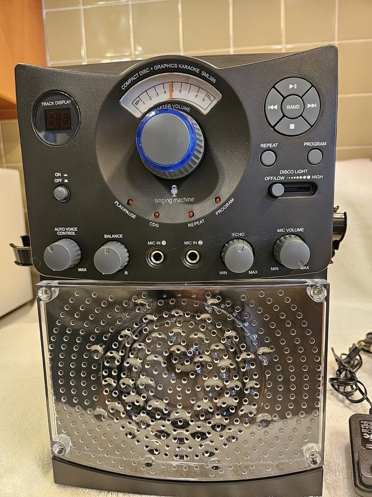 Singing Machine, SML385, Karaoke System, Disco Lights