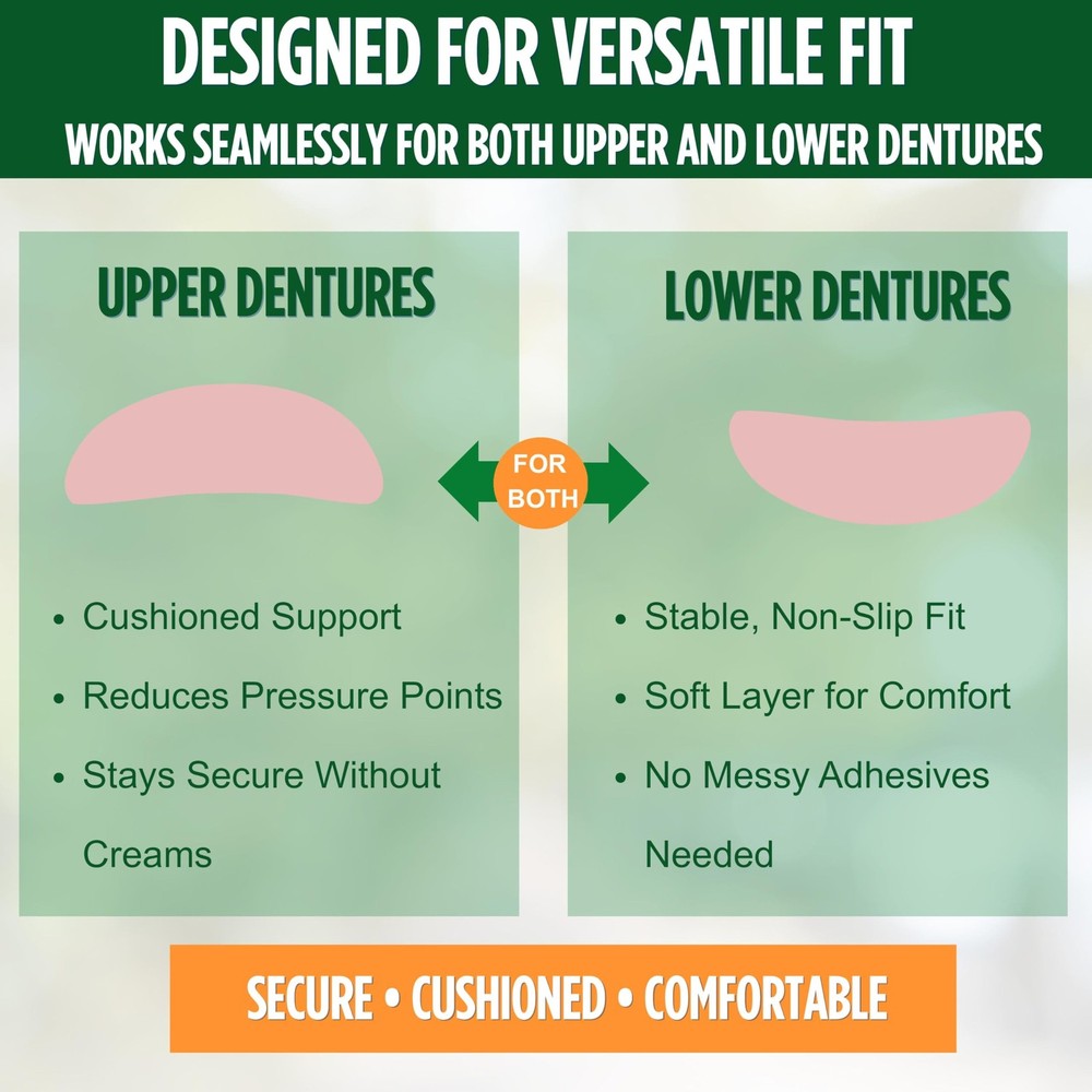 E&E Upper and Lower Denture Soft Reline Kit Pink