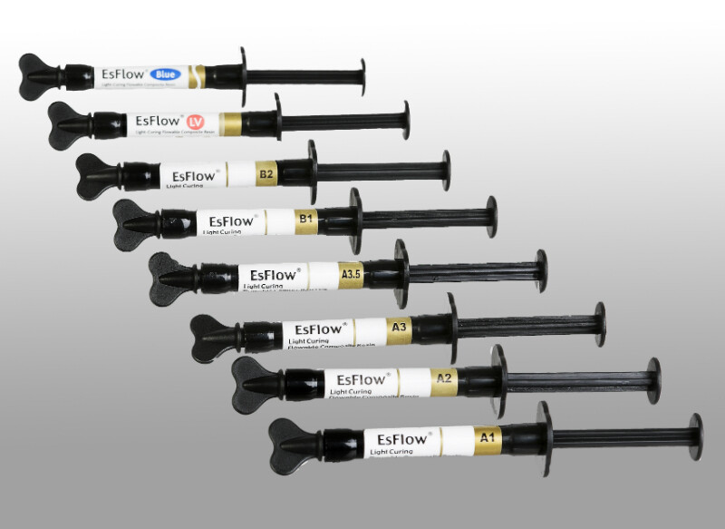 EsFlow Syringe Refill Nano Hybrid Composite Resin 2X2g