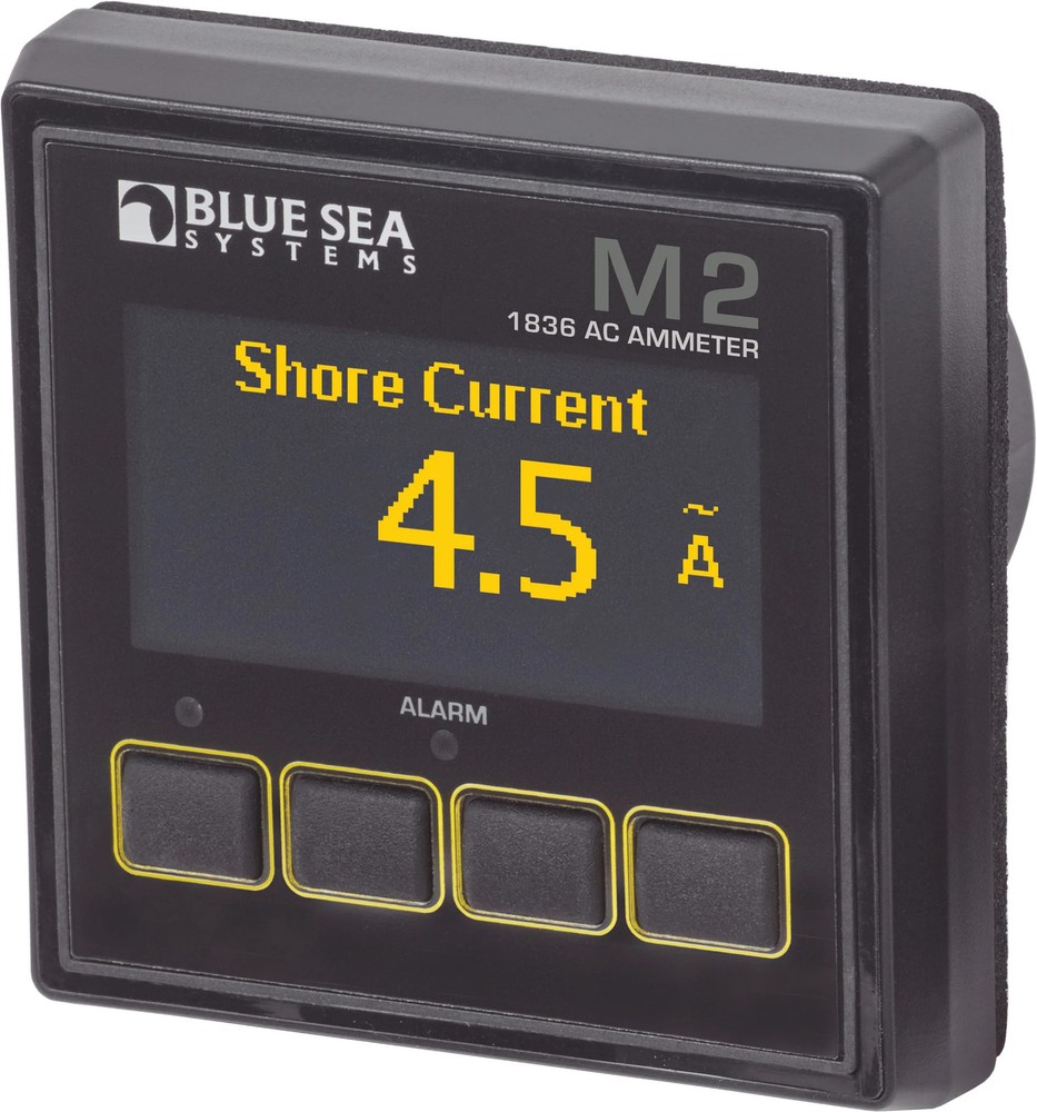 Blue Sea - 1836B-BSS Meter M2 OLED AC Amperage (1EA)