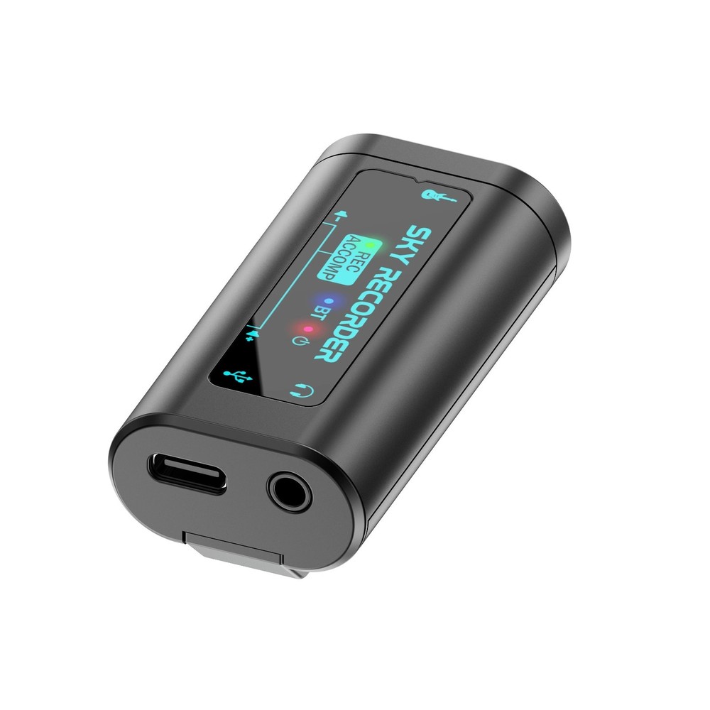 Portable HD Audio Interface - USB-C Multi-System Compatible for Guitar Recording