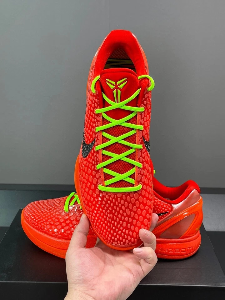 Reverse Grinch Kobe 6 Protro MEN's Size US (7-12)