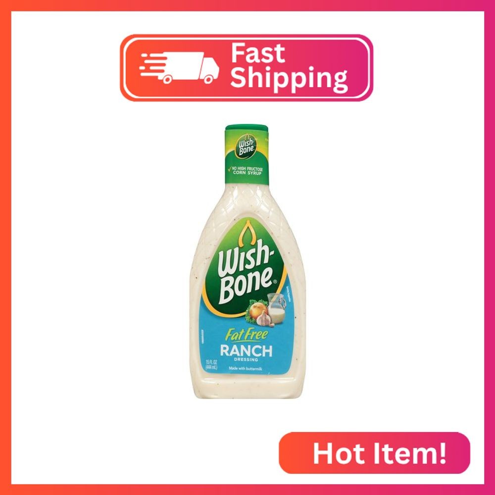 Wish-Bone Fat Free Ranch Salad Dressing, 15 FL OZ